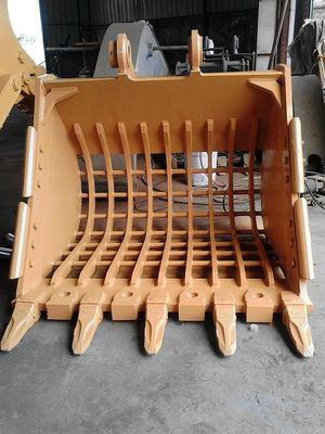 Factory Direct Sale Wholesale Customized Capacity Excavator Rock Skeleton Bucket With Low Price
