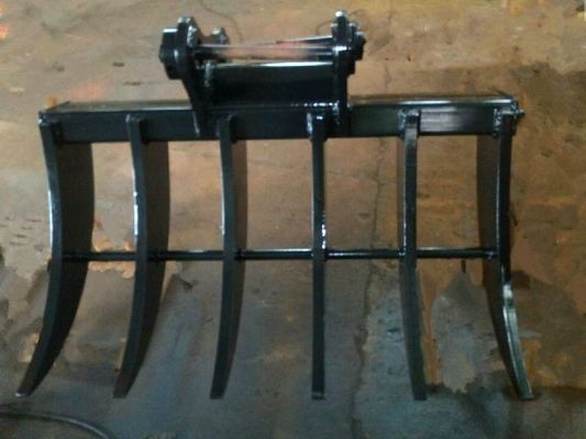 Brush Rake Durable-Stahl-Bau gebogene Zinken des Bagger-200kg fertigten besonders an