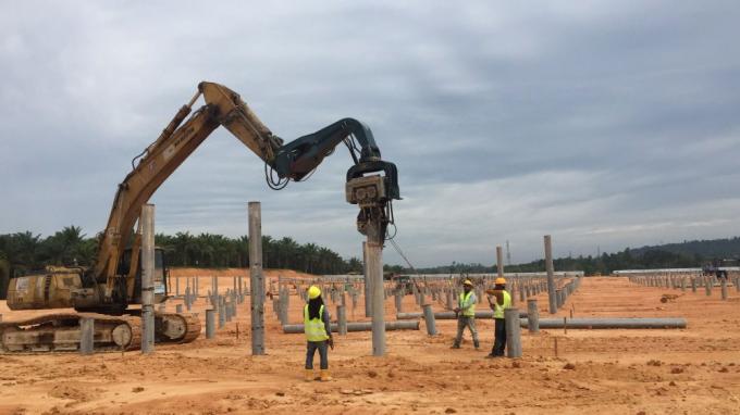 Bagger Vibro Hammer Stapel-Fahrer-Attachments 2800rmp 7