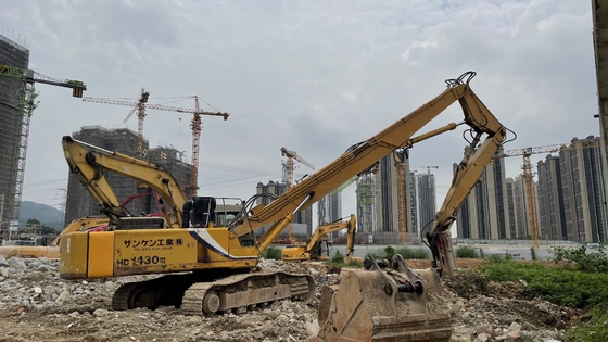 30 Tonnen hohe Reichweite der Bagger-Abbruchbohrmaschine für den Abbruch von Gebäuden mit QC-Kontrolle und Q355/Q690/HG785/WELDOX/STRENX