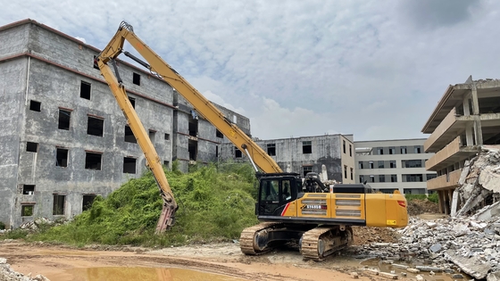 30 Tonnen hohe Reichweite der Bagger-Abbruchbohrmaschine für den Abbruch von Gebäuden mit QC-Kontrolle und Q355/Q690/HG785/WELDOX/STRENX