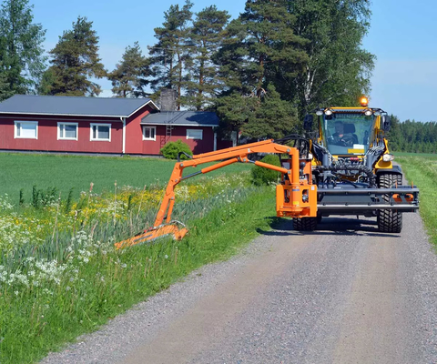 Exkavator Flächenmäher 6Ton Exkavator Landwirtschaft Anschluss Anpassen mit und Q355/NM400/HARDOX450