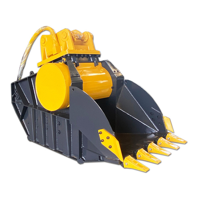 Haltbarkeit Schwerlastbaggerbehälter mit Wolframzähnen Hardox550 10-180mm Schneidhöhe