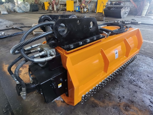 Orange-Schwerlast-Flächenmäher mit mechanischer Stromquelle - Schneiden 600mm-2000mm ISO9001/CE zertifiziert