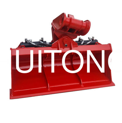 Ausgrabungsgerät Hydraulischer Neigungsbehälter 1,2 m3 Kapazität Breit neigender Grabenbehälter Befestigung für 25-30 Tonnen Ausgrabungsgerät PC260 CAT329 DX300 R305 SY305 XE260 Baugräber