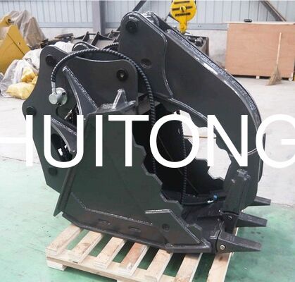 Bagger-Daumenschaufel Q355 NM400 12-Tonnen-Bagger CAT12 PC120 für die Entsorgung von Bauschutt aus Baumstämmen