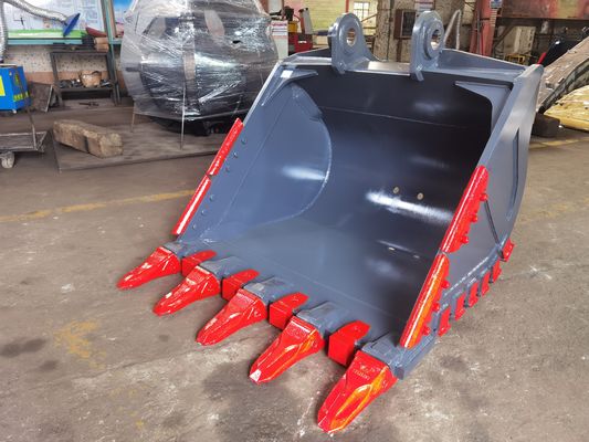 Huitong Fels-Eimer für Bergbau/Steinbruch/Doppelschicht-Panzerung mit austauschbaren Meißelzähnen CE-Zertifikat, OEM verfügbar