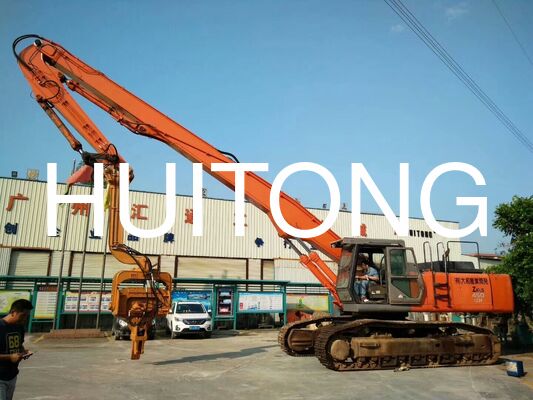 Schwerlastverstärkte Piling Boom Fit 20-27Ton Bagger PC200 EX230 für Fundament Piling Solar Post & Bau Pile Werke