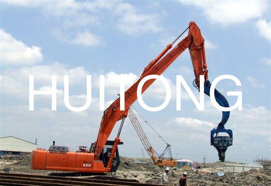 Schwerlastverstärkte Piling Boom Fit 20-27Ton Bagger PC200 EX230 für Fundament Piling Solar Post & Bau Pile Werke