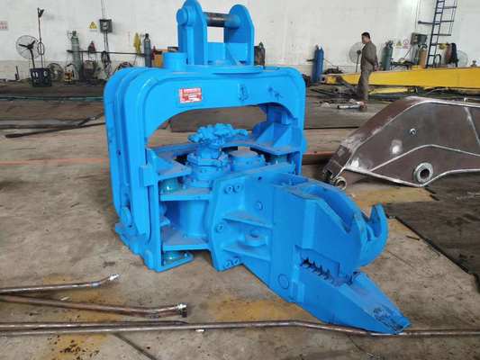 HT250 Dauerhafte hydraulische Pfahl-Hammer-Fit 20-24T Bagger PC200 SH220 für kommunale und ländliche Pfahlprojekte