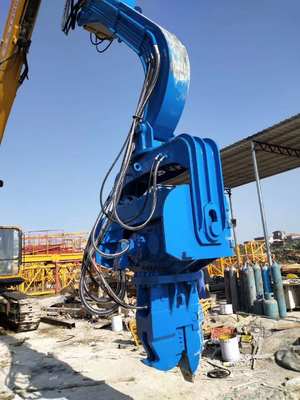 HT250 Dauerhafte hydraulische Pfahl-Hammer-Fit 20-24T Bagger PC200 SH220 für kommunale und ländliche Pfahlprojekte