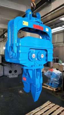 HT250 Dauerhafte hydraulische Pfahl-Hammer-Fit 20-24T Bagger PC200 SH220 für kommunale und ländliche Pfahlprojekte