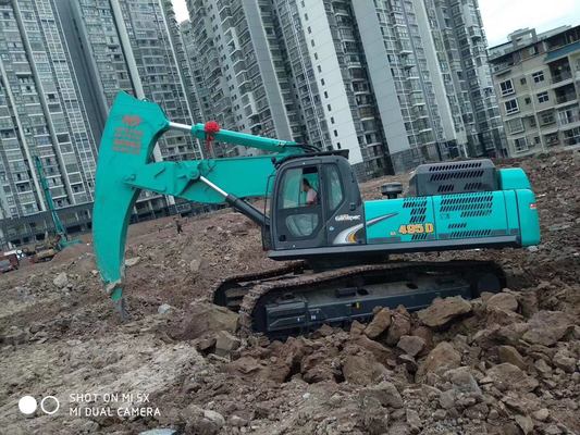 Huitong Rock Boom für 45-50 Tonnen große Bagger, verstärkte Box-Abteilung, Bergbau und Steinbruch, individuell angepasst, CE-Zertifikat