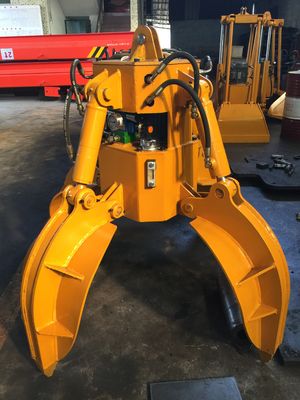 Huitong kundenspezifischer Bagger Greifer für Orangenschalen für 10-16 Tonnen Bagger Schrott-/Abfallhandhabungsgerät CE-zertifiziert