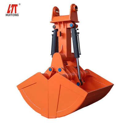 Anpassungsgegenstand Bagger Hydraulischer Clamshell Eimer 0,6m3 6-10T Bagger PC60 SK100 zum Baggen Flussreinigung Erdbewegungsarbeiten