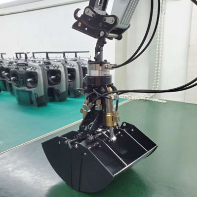Anpassungsgegenstand Bagger Hydraulischer Clamshell Eimer 0,8m3 11-16T Bagger PC120 CAT312 zum Baggern Flussreinigung Erdbewegungsarbeiten