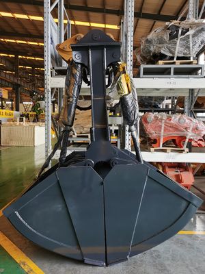 Anpassung des Baggerger Hydraulischer Clamshell Eimer 1,2m3 21-24T Bagger PC210 SH240 zum Baggern Flussreinigung Erdbewegungsarbeiten