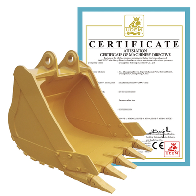 Huitong Bagger Fels-Eimer mit Wendespitzen, 25 T Mining-Eimer für Steinbruch/Abbruch, OEM verfügbar