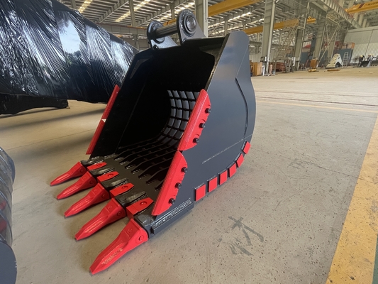 Huitong Bagger Fels-Eimer mit Wendespitzen, 25 T Mining-Eimer für Steinbruch/Abbruch, OEM verfügbar