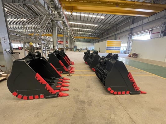 Huitong Bagger Fels-Eimer mit Wendespitzen, 25 T Mining-Eimer für Steinbruch/Abbruch, OEM verfügbar
