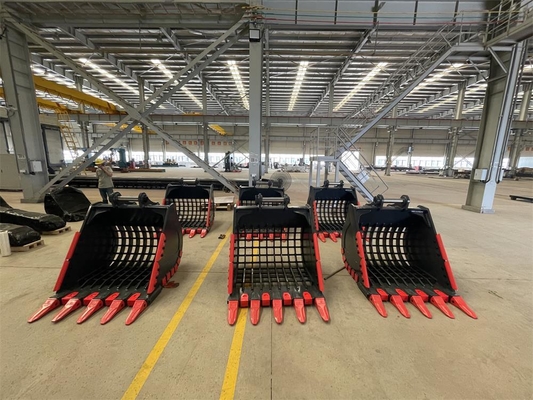 Huitong Bagger Fels-Eimer mit Wendespitzen, 25 T Mining-Eimer für Steinbruch/Abbruch, OEM verfügbar