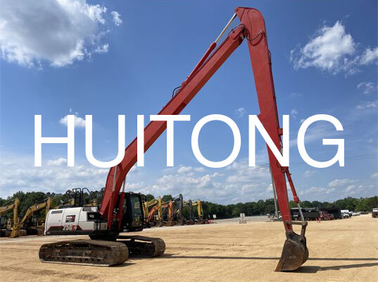 24M Schwerlast-Langstreckenbohr und Arm Baggerung Erweiterter Arm für 74 Tonnen Große Bergbaugräber Fit CAT374GC EC750E PC750 SY750H XE750GK PRO Für Flussgräberung Reservoir Rückgewinnung Tiefe Fundament