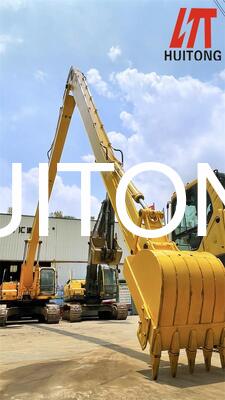 EXCAVATOR Long Reach Boom for PC200/CAT320 15.4m for Slope Shaping/River Dredging/ Extended Reach Excavation/Revetment Work