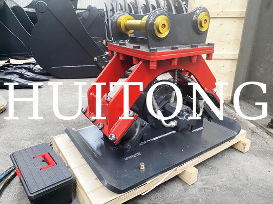 HUITONG Excavator Vibrating Tamping Rammer for CAT303/SY35 for Landfill/Foundation/Pipeline/Trench Work/Slope Engineering
