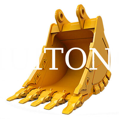 MINING Heavy Duty Rock Bucket for PC400/CAT340 1.8cbm for Hard Rock Excavation/Handling Blasted Rock/Demolition Works