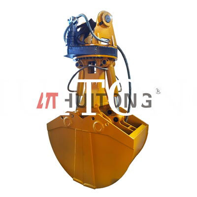 Fabrikzulieferung Bagger Hydraulischer Drehschalen Eimer HUITONG Hohe Qualität Q355B Material 11-16Ton 0,6-0,8m für Material Umschlag / Fundament Ausgrabung / Schiffsgehäuse Be- und Entladen