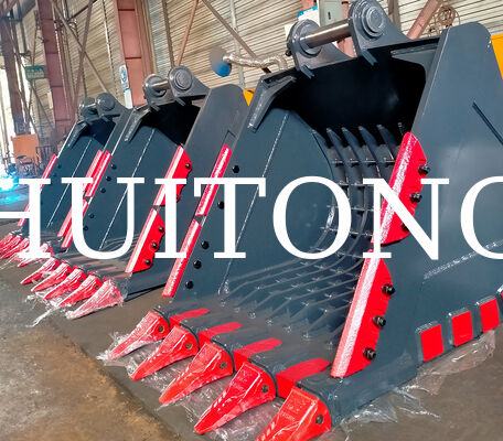 Excavator Skeleton Bucket für PC150/CAT315 0,5 cbm für die Schotterklassifizierung/Materialsortierung und -vorbereitung/Trennung von Gesteinen vom Oberboden