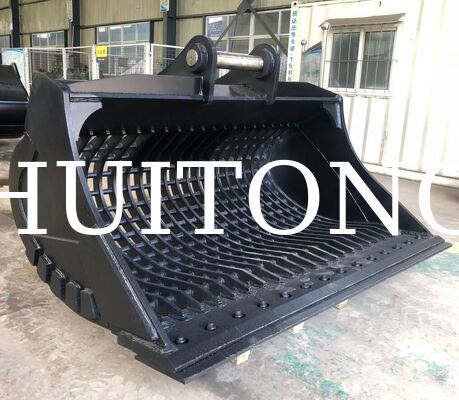 Excavator Skeleton Bucket für PC150/CAT315 0,5 cbm für die Schotterklassifizierung/Materialsortierung und -vorbereitung/Trennung von Gesteinen vom Oberboden