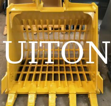 EXCAVATOR Skeleton Bucket for PC350/CAT335 1.6cbm for Gravel Grading/Material Sorting & Screening/Separating Rocks From Topsoil
