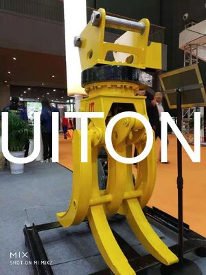 Hydraulischer Greifer 25-35 Tonnen Bagger PC360 CAT336GC DX380 SY365H XE370D Holzgreifer Q355B für die Beförderung von Waldholz, Metallschrott und Baustoffbehandlung