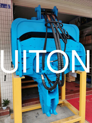 HUITONG Bagger Vibrationsramme Hydraulisch für PC150/CAT315 1,3T für Gebäude-/Brückenfundamente/Wasserbau
