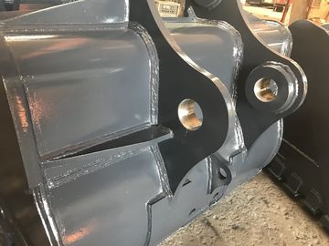 700-1000 kg Bagger Stein Eimer Gelb Schwarz Stärke Zähne Neues Q355