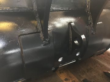 Stärke Gelb/Schwarz Bagger-Gewässer Eimer Q355/NM400/Hardox450 Neue schwere Zähne