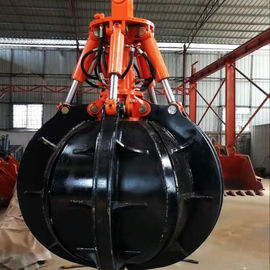 Die kundengebundene 360 Grad-orange Schale halten hydraulischen Schrott-Bagger Sleeper Grab fest