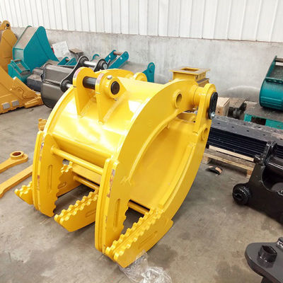 Excavator hydraulic rotary grab bucket 6-7 tons excavator wood cutting grab bucket wooden grab bucket hydraulic excavator grab bucket