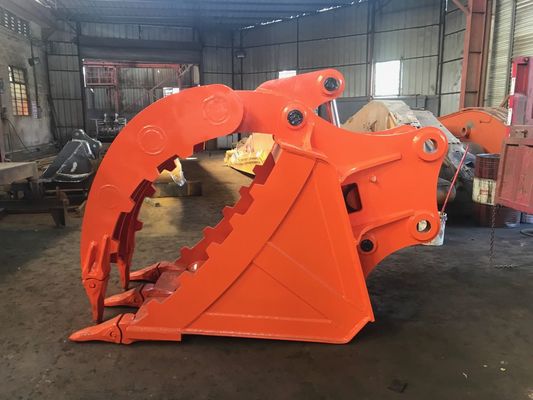 Bagger-Daumenschaufel Q355 NM400 22-Tonnen-Bagger DH220 PC220 für den Umgang mit Bauschutt aus Baumstämmen