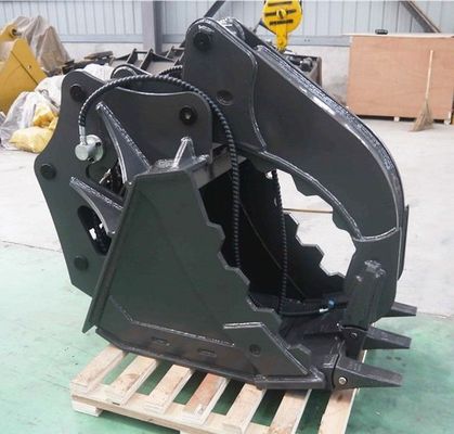Hydraulischer Bagger mit Daumenbehälter 3-100 Tonnen Greiffähigkeit 500mm-2000mm Öffnung