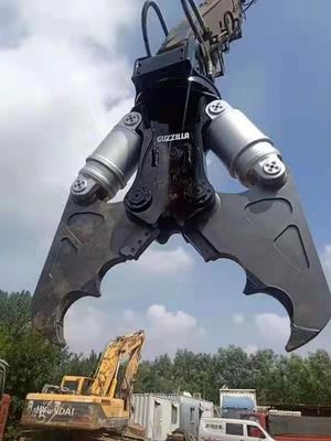Gelber NM400 Bagger Hydraulischer Steinpulverizer