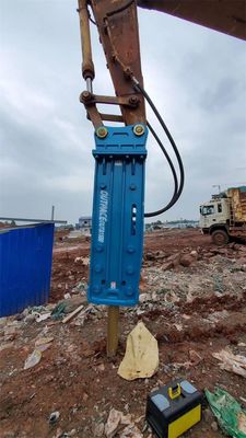 195MM Ausgestiegene Länge und Durchmesser Hydraulischer Hammer 50Ton Baggerbox Typ Schallbrüchersammler Hamm mit Fabrik Direktverkauf Preiser