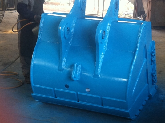 Stärke Gelb/Schwarz Bagger Stein Eimer Q355 NM400 Hardox400 280-4300kg individuell