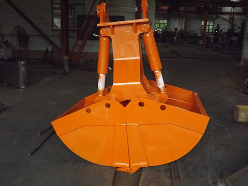 Maschinenhälften-Eimer-Löffelbagger Clam Bucket Q345B 12M3 hydraulischer