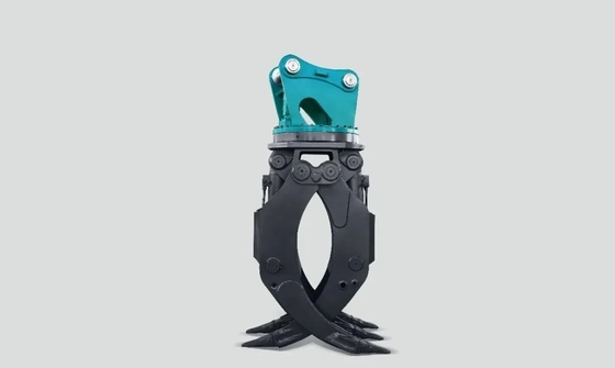 Schrägmaschinenbefestigung Hydraulischer Handgriff Steingriff Mechanischer Greifer für Minibagger