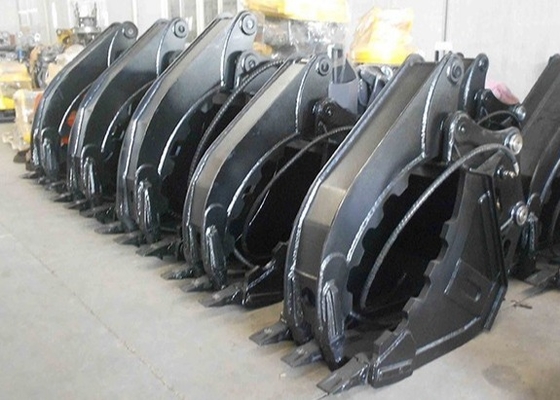 Hydraulischer Daumen-Eimer-Grabbauch 3-100 Tonnen Griffkapazität Q355B Hardox450 Holzgrabber