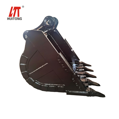 Stärke Gelb/Schwarz Bagger Stein Eimer Q355 NM400 Hardox400 280-4300kg individuell