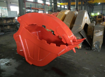 70 Tonnen robuste Daumenschaufeln mit hydraulischem Greifer und Schaufel in einer Einheit