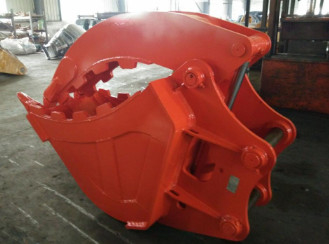 22 Tonnen 1,2 M3 Großkapazitätsbagger Hydraulischer / manueller Daumenbehälter Hocheffizienz-Greiferanschluss mit hohem QC-Teststandard